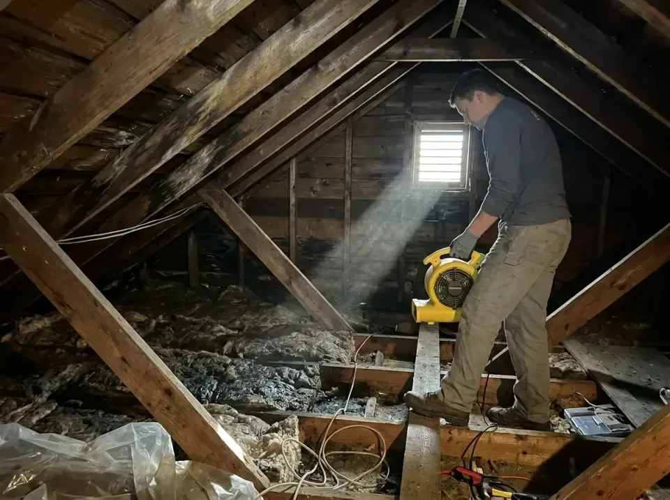 attic-water-damage-drying-proc-007 — frequently asked questions, Emergency Water Extraction & 24/7 Flood Response in Plainfi…